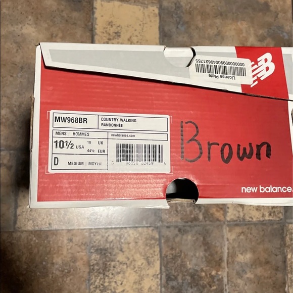 New Balance Mens 968 MW968BR Brown Running Shoes Sneakers Size 10.5D - Picture 4 of 5